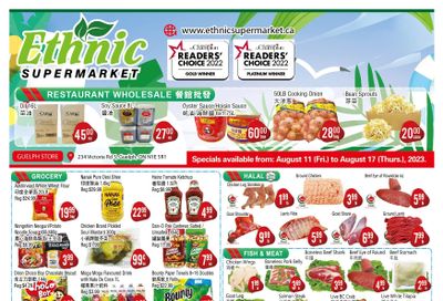 Ethnic Supermarket (Guelph) Flyer August 11 to 17