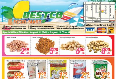 BestCo Food Mart (Etobicoke) Flyer August 11 to 17
