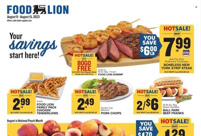 Food Lion (VA) Weekly Ad Flyer Specials August 9 to August 15, 2023