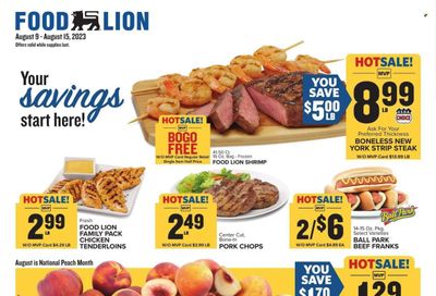 Food Lion (WV) Weekly Ad Flyer Specials August 9 to August 15, 2023