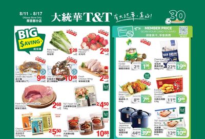 T&T Supermarket (Ottawa) Flyer August 11 to 17