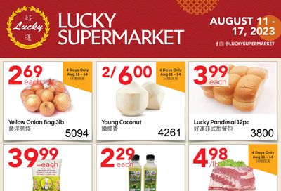 Lucky Supermarket (Edmonton) Flyer August 11 to 17