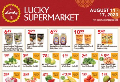 Lucky Supermarket (Calgary) Flyer August 11 to 17