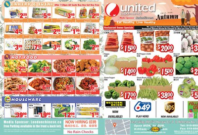 United Supermarket Flyer October 31 to November 6