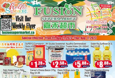 Fusion Supermarket Flyer August 11 to 17