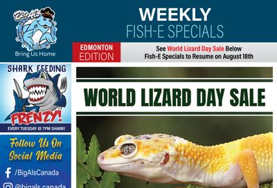 Big Al's (Edmonton) Weekly Specials August 11 to 17