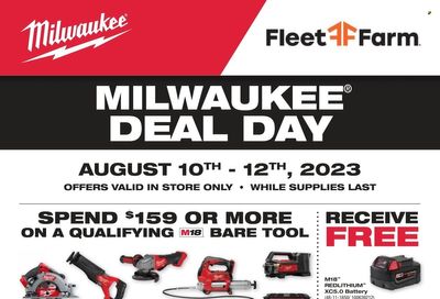 Fleet Farm (IA, MN, ND, WI) Weekly Ad Flyer Specials August 10 to August 12, 2023