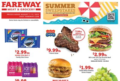 Fareway (IA) Weekly Ad Flyer Specials August 7 to August 12, 2023