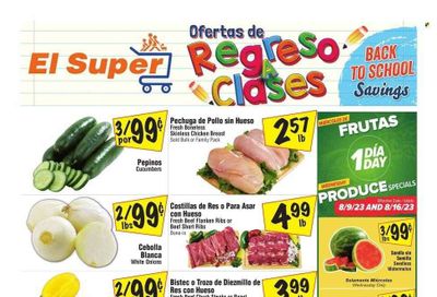 El Super (TX) Weekly Ad Flyer Specials August 9 to August 15, 2023
