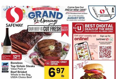 Safeway (CO) Weekly Ad Flyer Specials August 9 to August 15, 2023