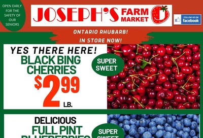 Joseph's Farm Market Flyer May 13 to 18