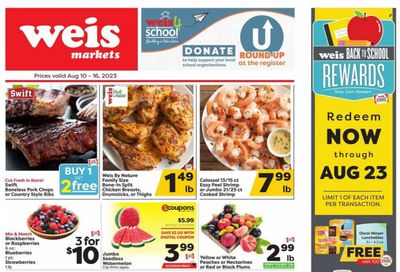 Weis (MD, NY, PA) Weekly Ad Flyer Specials August 10 to August 16, 2023
