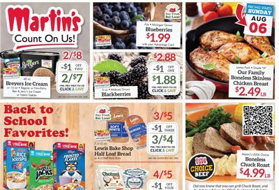 Martin’s (IN, MI) Weekly Ad Flyer Specials August 6 to August 12, 2023