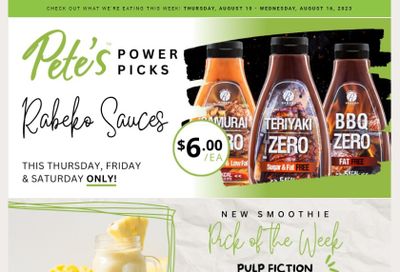 Pete's Fine Foods Flyer August 10 to 16