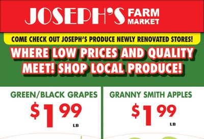 Joseph's Farm Market Flyer August 12 to 18