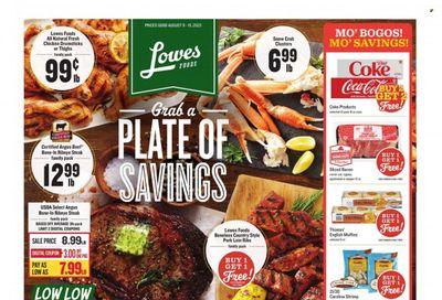 Lowes Foods (NC, SC) Weekly Ad Flyer Specials August 9 to August 15, 2023