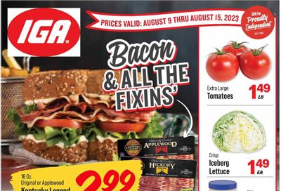 IGA (KY) Weekly Ad Flyer Specials August 9 to August 15, 2023