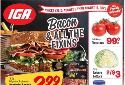 IGA (TN) Weekly Ad Flyer Specials August 9 to August 15, 2023