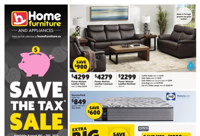 Home Furniture (Atlantic) Flyer August 10 to 30