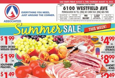 Associated Supermarkets (NY) Weekly Ad Flyer Specials August 4 to August 10, 2023