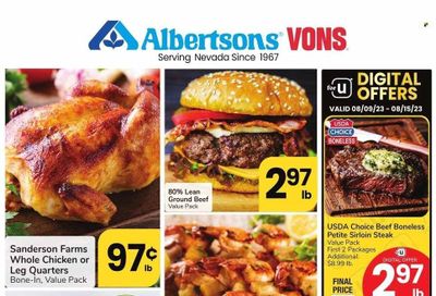 Vons (NV) Weekly Ad Flyer Specials August 9 to August 15, 2023