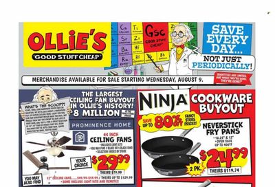 Ollie's Bargain Outlet Weekly Ad Flyer Specials August 9 to August 16, 2023
