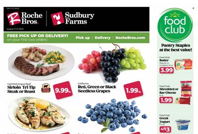 Roche Bros. (MA) Weekly Ad Flyer Specials August 11 to August 17, 2023