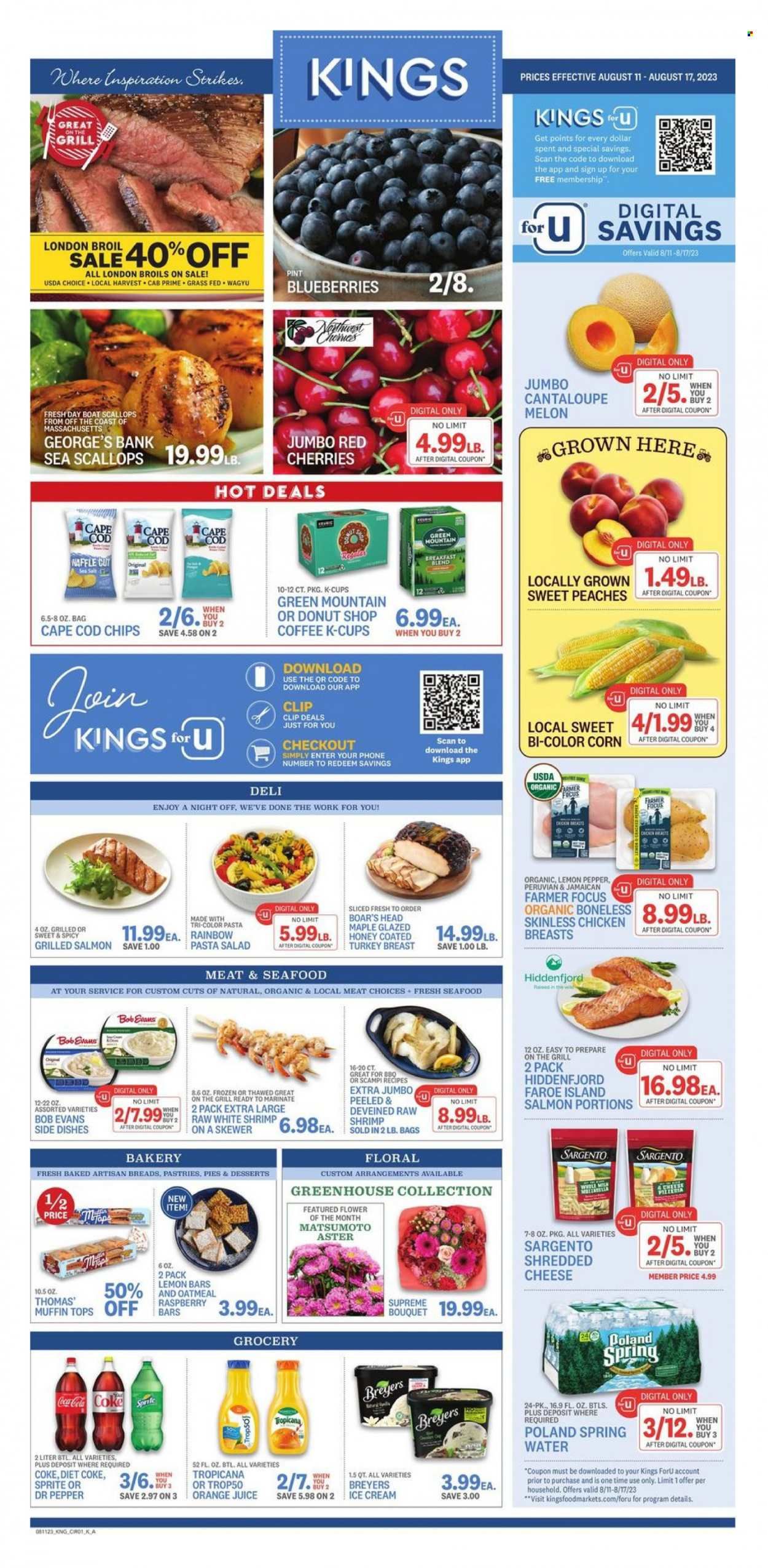 Kings Food Markets (CT, NJ, NY) Weekly Ad Flyer Specials August 11 to August 17, 2023