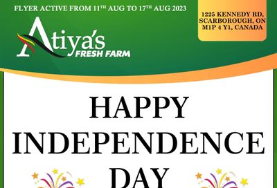 Atiya's Fresh Farm Flyer August 11 to 17