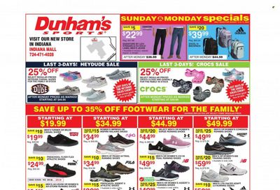 Dunham's Sports (PA) Weekly Ad Flyer Specials August 12 to August 17, 2023