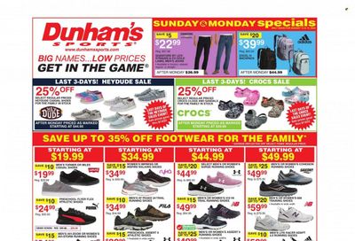 Dunham's Sports (MI, PA, WI) Weekly Ad Flyer Specials August 12 to August 17, 2023