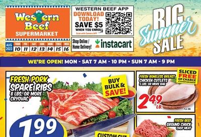 Western Beef (FL, NY) Weekly Ad Flyer Specials August 10 to August 16, 2023