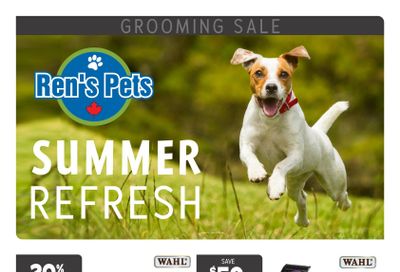 Ren's Pets Grooming Sale Flyer August 14 to 27