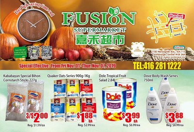 Fusion Supermarket Flyer November 1 to 7