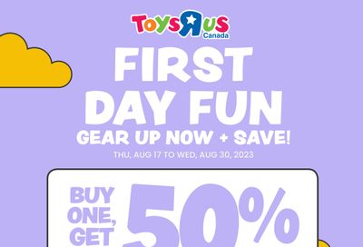 Toys R Us Flyer August 17 to 30