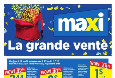 Maxi Flyer August 17 to 23
