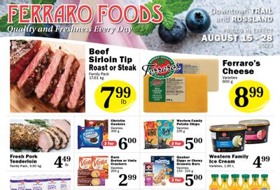 Ferraro Foods Flyer August 15 to 28