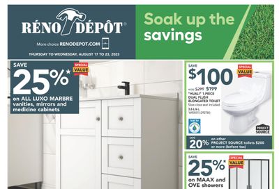 Reno Depot Flyer August 17 to 23