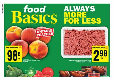 Food Basics Flyer August 17 to 23