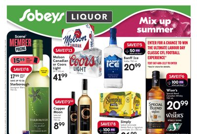 Sobeys (SK) Liquor Flyer August 17 to 23