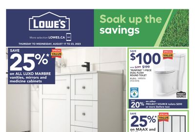 Lowe's (West) Flyer August 17 to 23