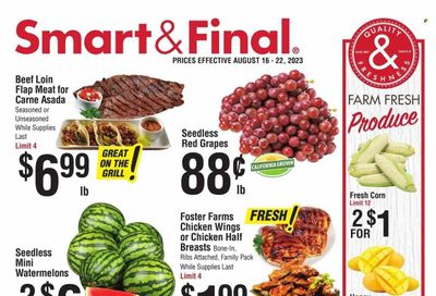 Smart & Final (CA) Weekly Ad Flyer Specials August 16 to August 22, 2023
