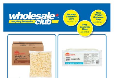 Wholesale Club (Atlantic) Flyer August 17 to September 6