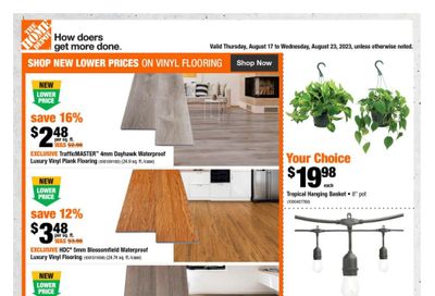 Home Depot (QC) Flyer August 17 to 23