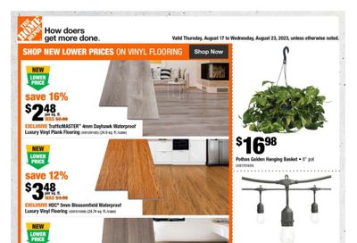 Home Depot (BC) Flyer August 17 to 23