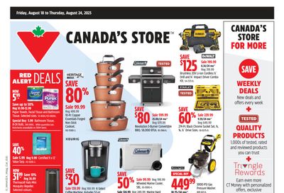 Canadian Tire (West) Flyer August 18 to 24