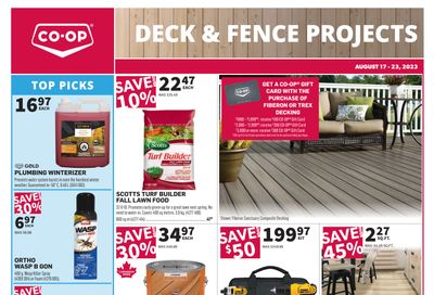 Co-op (West) Home Centre Flyer August 17 to 23