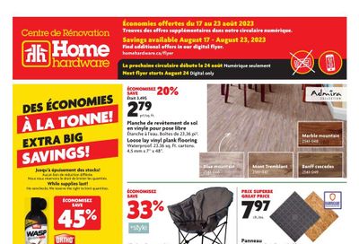 Home Hardware Building Centre (QC) Flyer August 17 to 23