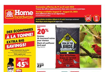 Home Hardware (QC) Flyer August 17 to 23