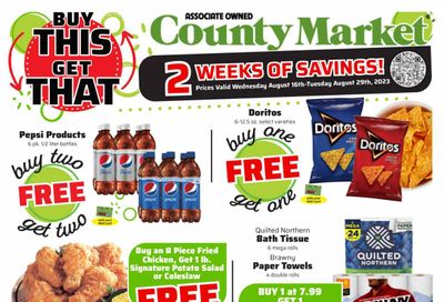 County Market (IL, IN, MO) Weekly Ad Flyer Specials August 16 to August 29, 2023